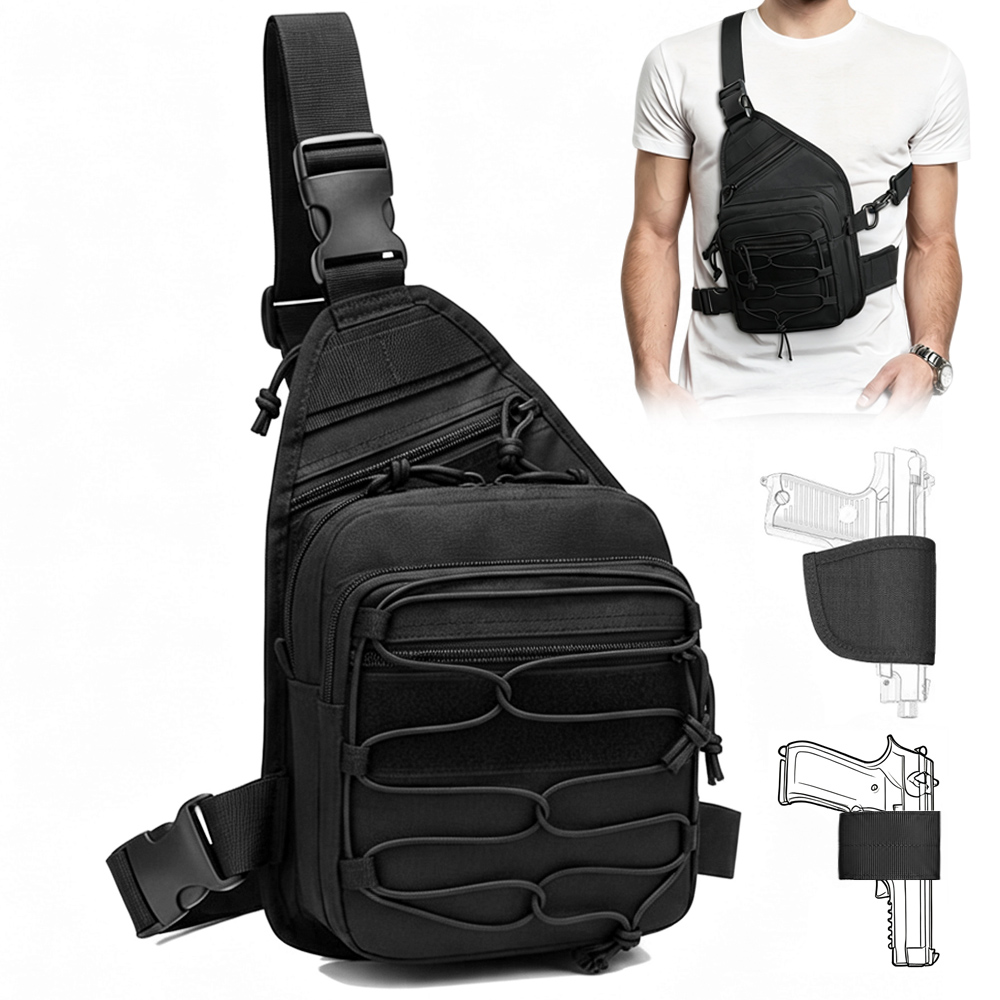 Edc Concealed Carry - Tactical Pistol Gun Storage Bag Concealed