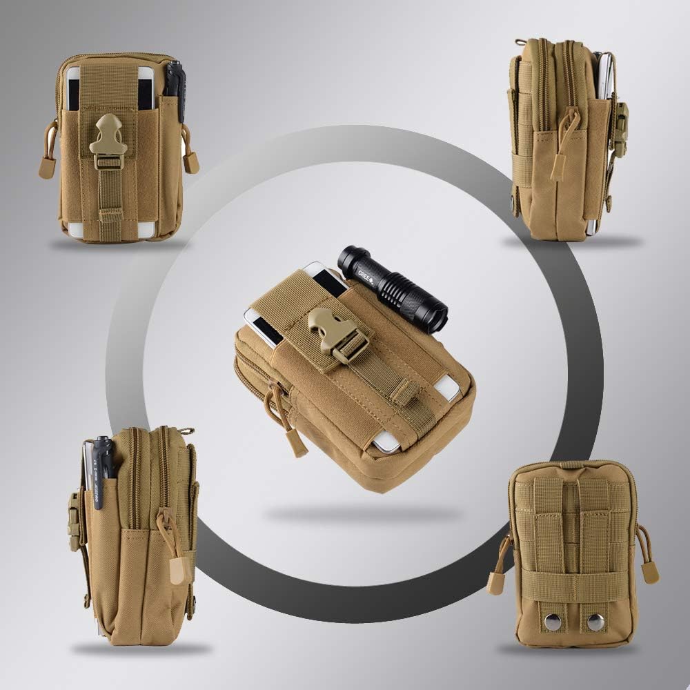 Tactical Molle Belt Pouch Mili - Edc Carry Bag ulasan dan harga