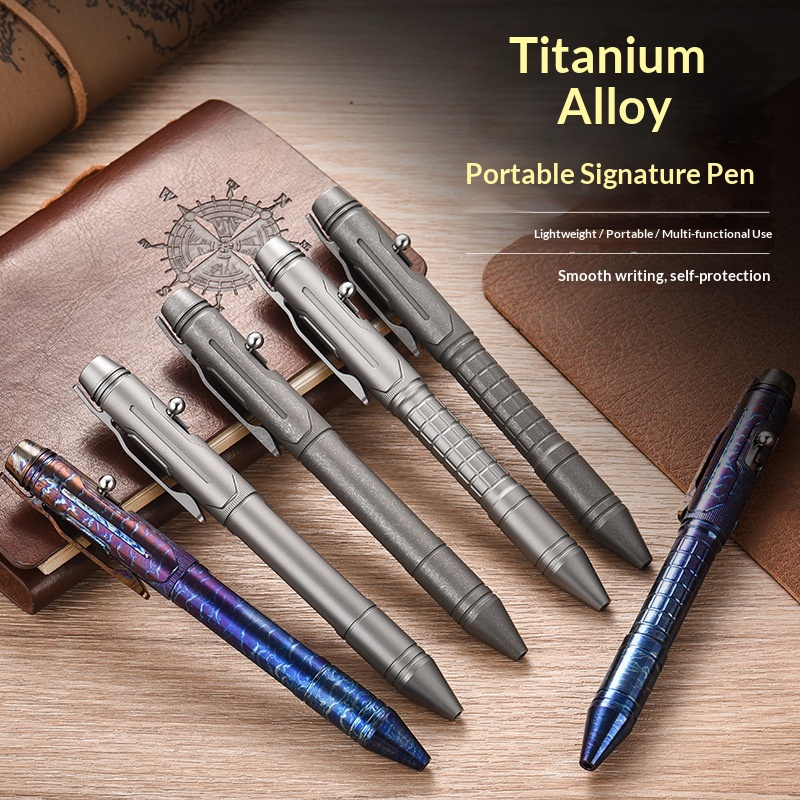 Portable Titanium Alloy EDC Ta - Pen Tactical Glass ulasan dan harga