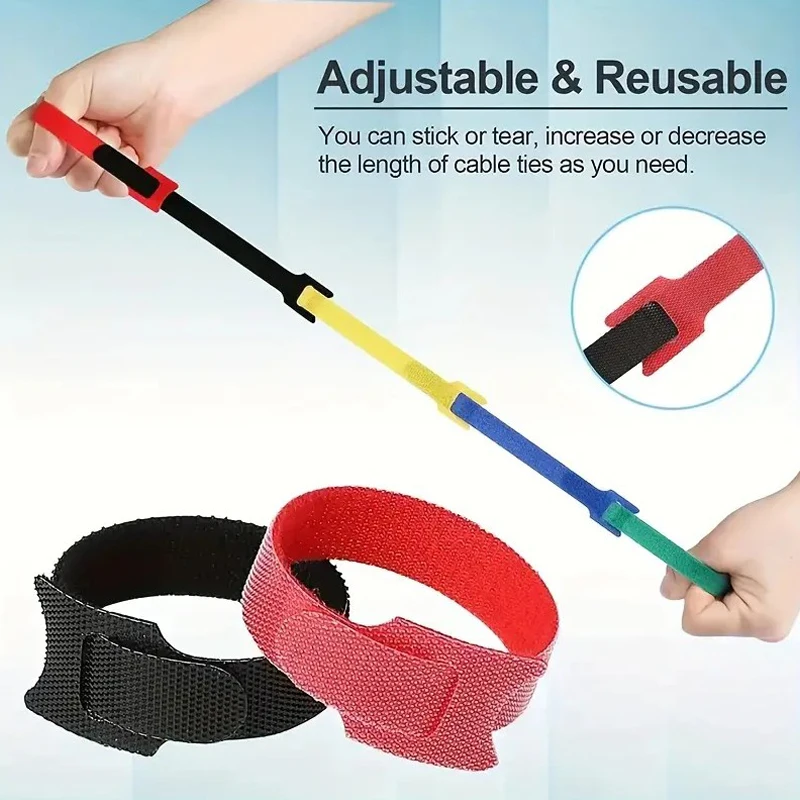 50pcs Reusable Hook and Loop C - Gear Tie Reusable ulasan dan harga