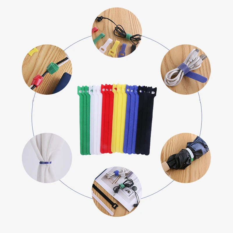 50pcs Reusable Hook and Loop C - Gear Tie Reusable ulasan dan harga