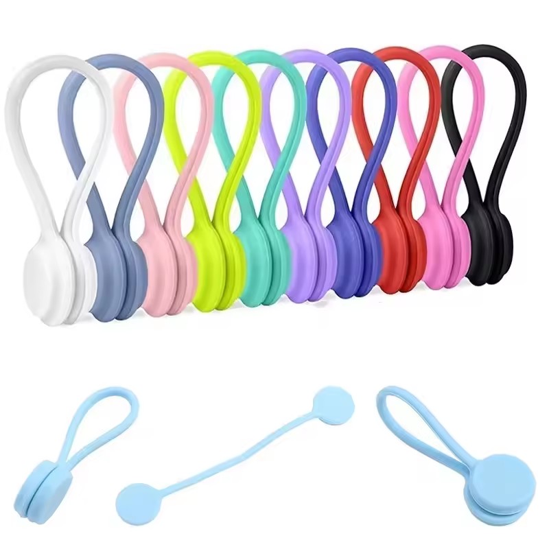 Silicone Magnetic Cable Ties S - Gear Tie Reusable ulasan dan harga