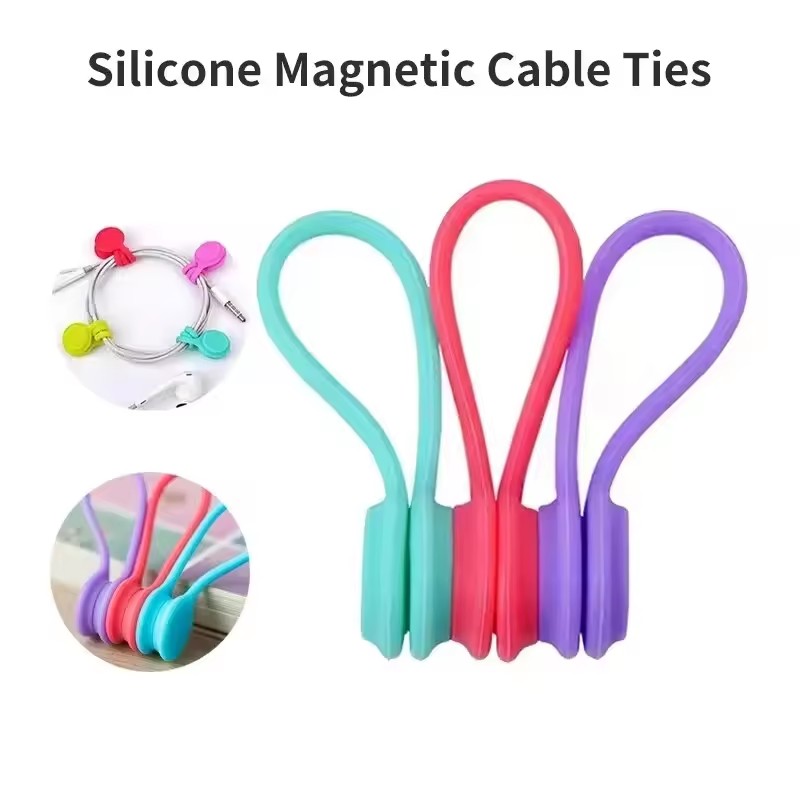 Silicone Magnetic Cable Ties S - Gear Tie Reusable ulasan dan harga