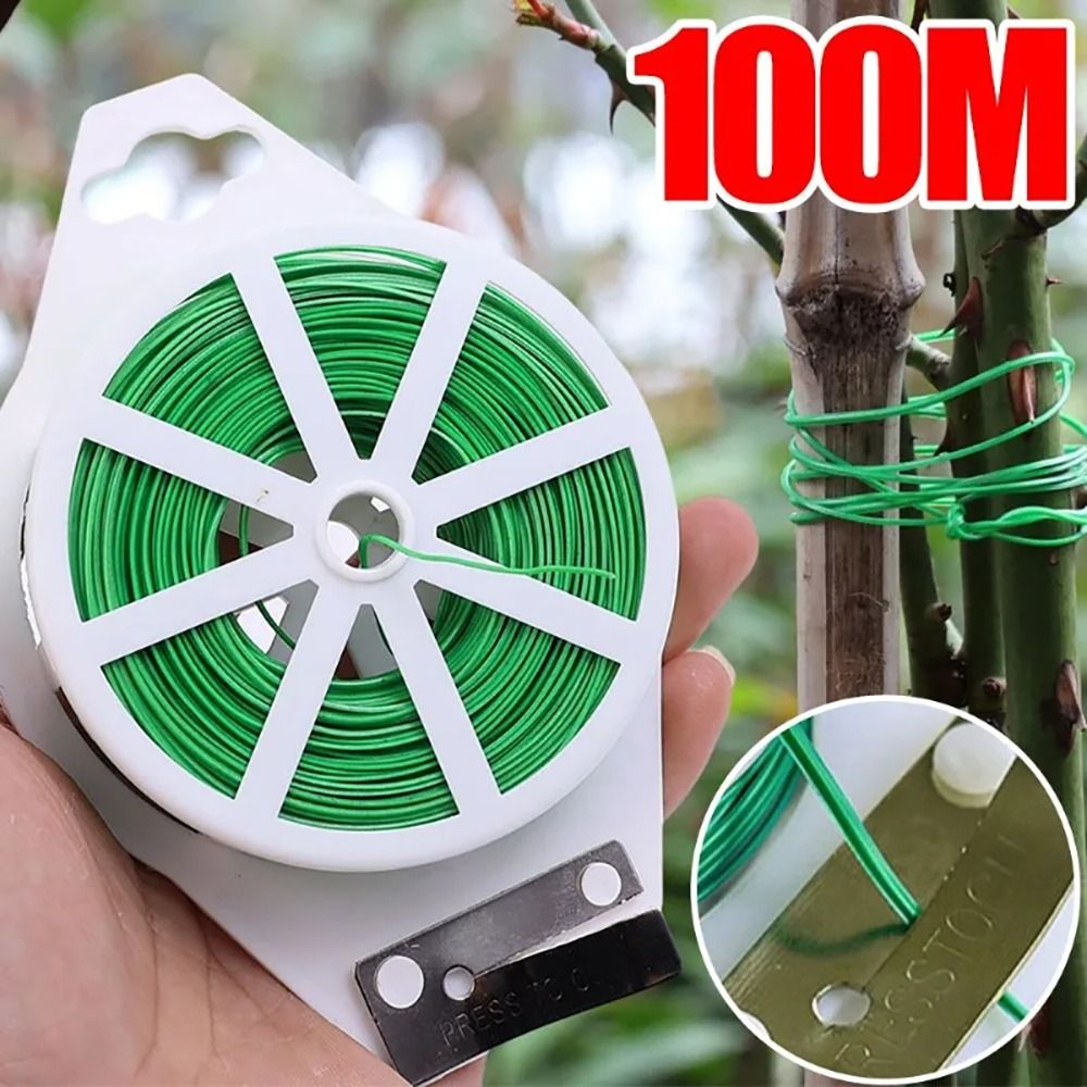 1Pcs Iron Wire Cable Ties Plan - Gear Tie Reusable ulasan dan harga