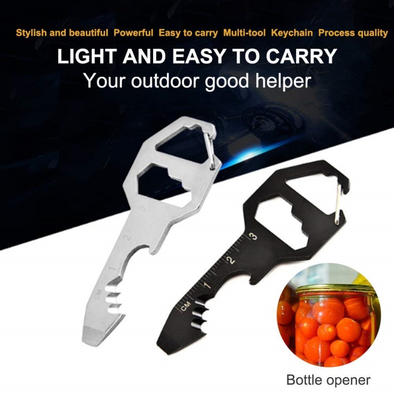 Stainless Steel 6-in-1 EDC Poc - Edc Daily Carry ulasan dan harga