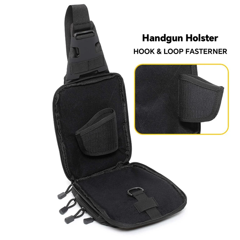 Tactical Sling Bag Concealed C - Edc Carry Gun ulasan dan harga