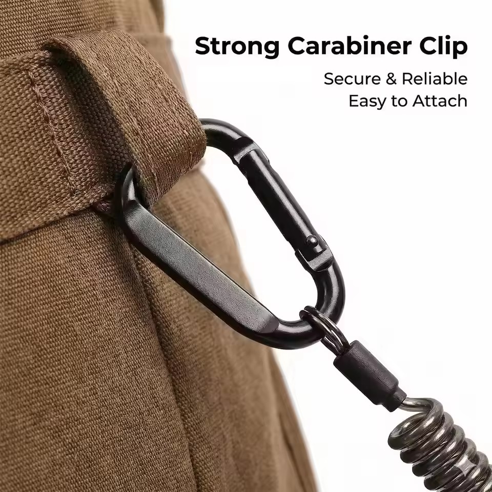 Anti-Lost Flexible Phone Ropes - Carabiner Keychain ulasan dan harga