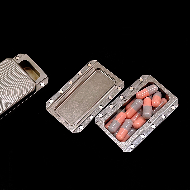 New TC4 Titanium Medicine Pill - Edc Pill Carry ulasan dan harga
