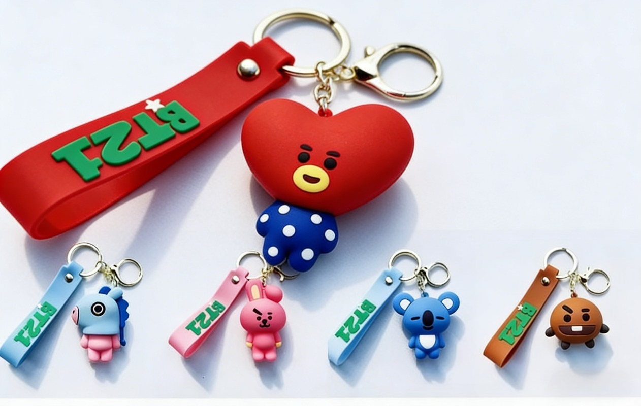 New 2026 BT21 Koya RJ Shooky C - Carabiner Keychain ulasan dan harga