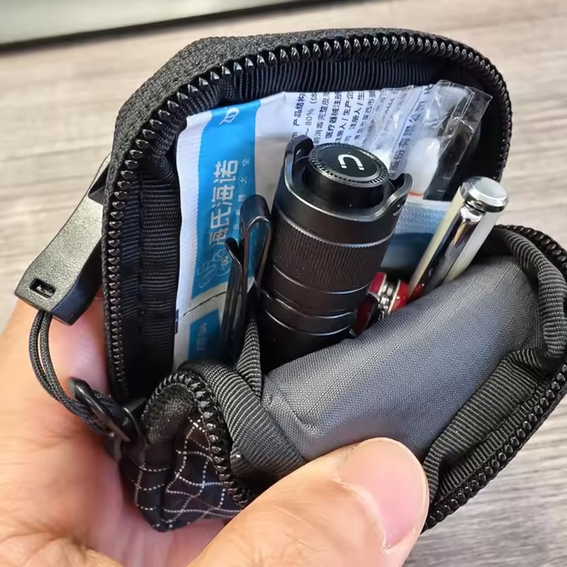 Mini EDC Wallet Storage Pouch, - Appendix Carry Edc ulasan dan harga
