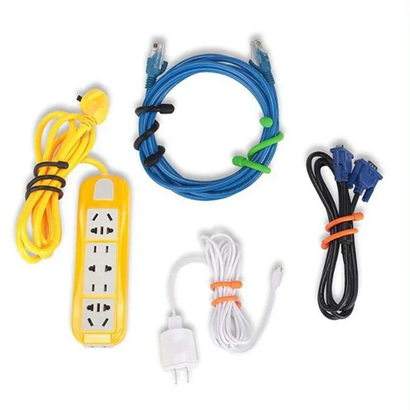 5PCS Silicone Zip Ties, Steel  - Gear Tie Reusable ulasan dan harga