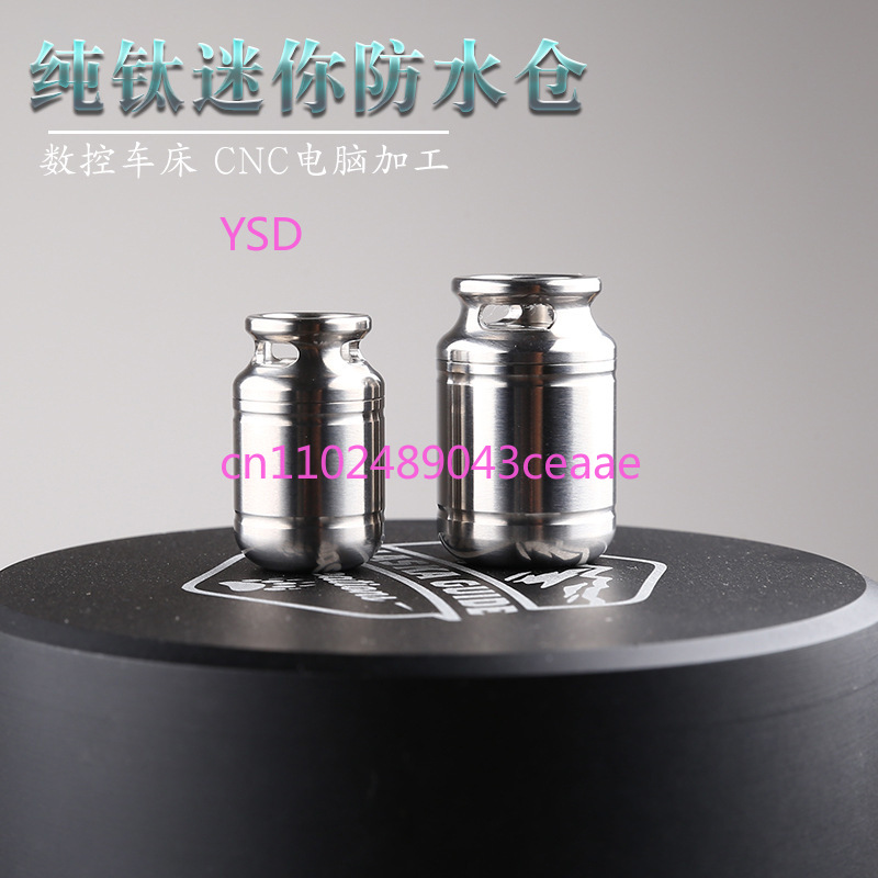 Mini Titanium Waterproof Pill  - Edc Pill Carry ulasan dan harga