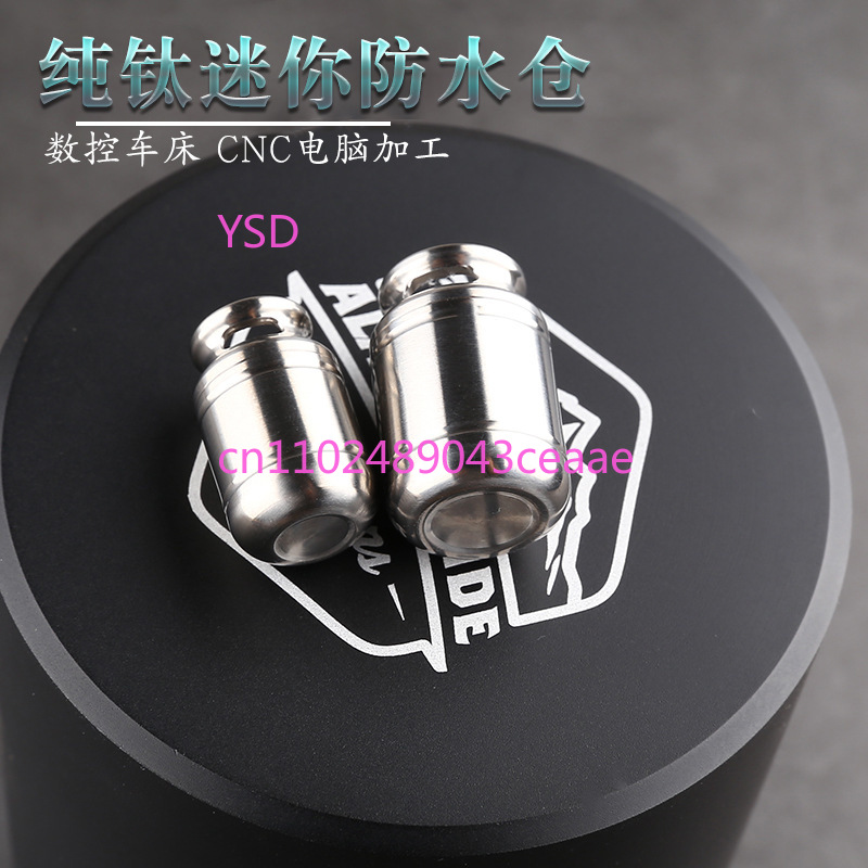 Mini Titanium Waterproof Pill  - Edc Pill Carry ulasan dan harga