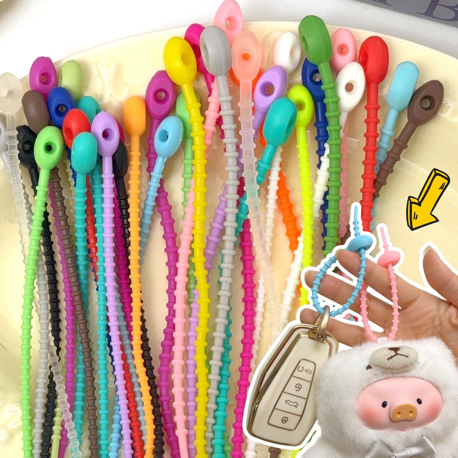 200Pcs/Lot Silicone Reusable B - Gear Tie Reusable ulasan dan harga