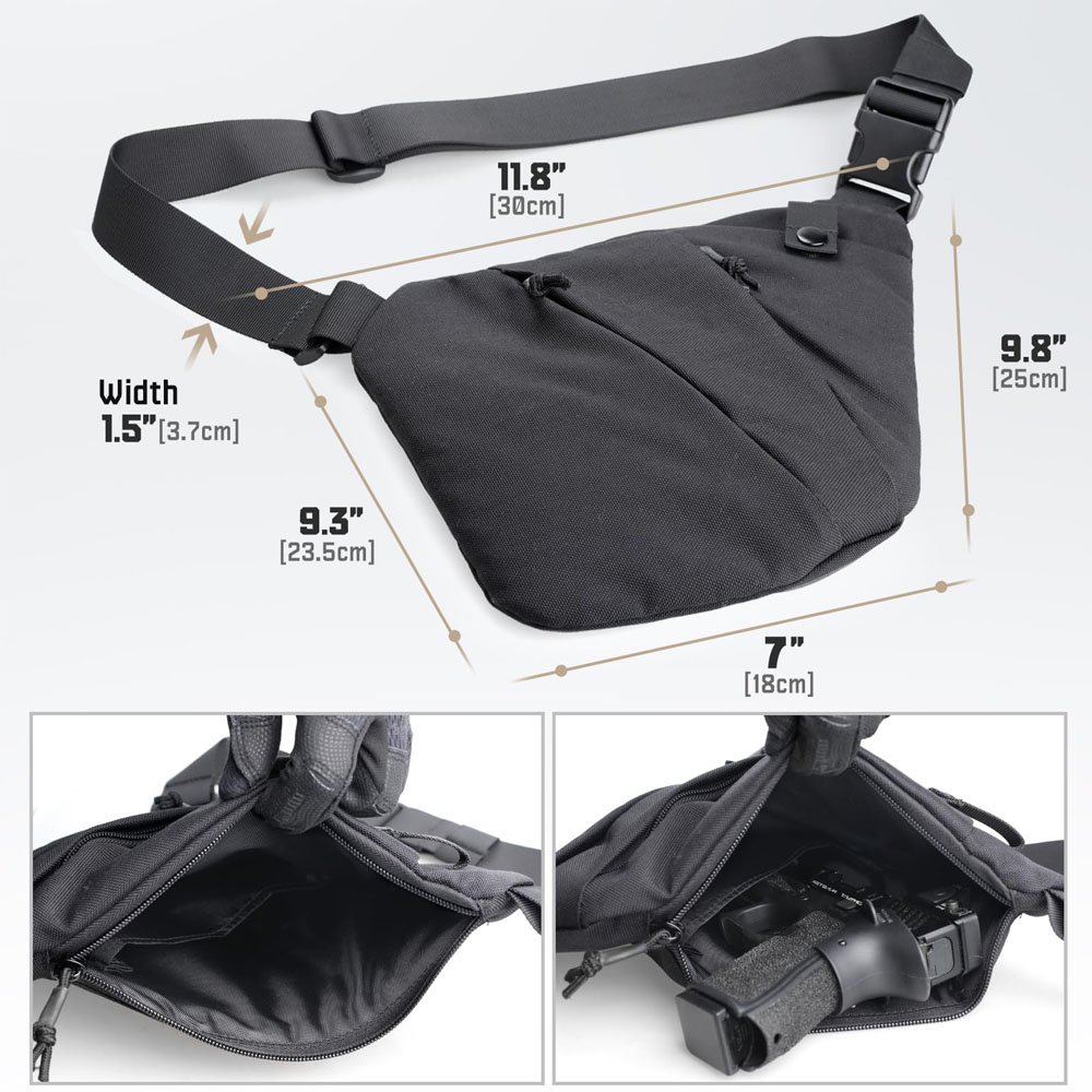 Tactical Concealed Gun Carry B - Edc Carry Gun ulasan dan harga
