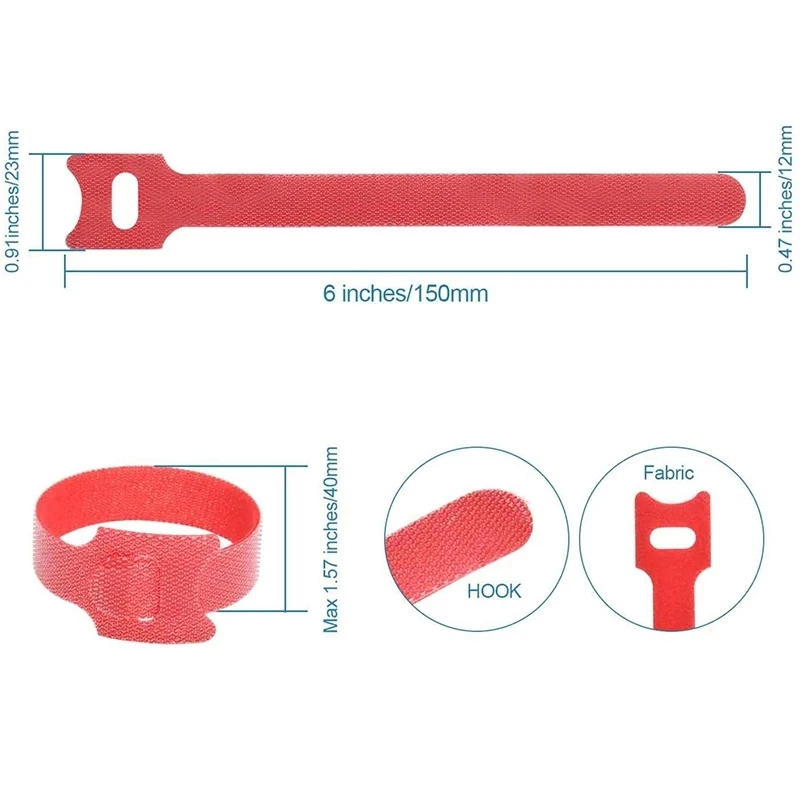 10-50Pcs Multipurpose Fastener - Gear Tie Reusable ulasan dan harga