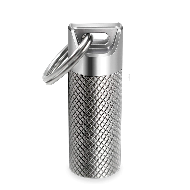 Titanium Alloy Mini Waterproof - Edc Pill Carry ulasan dan harga