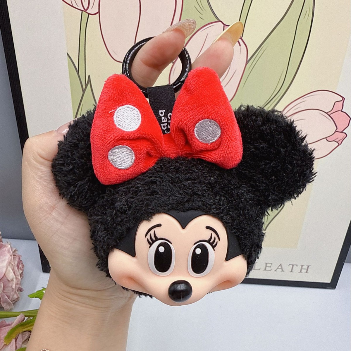 Mickey Minnie Plush Doll Keych - Carabiner Keychain ulasan dan harga