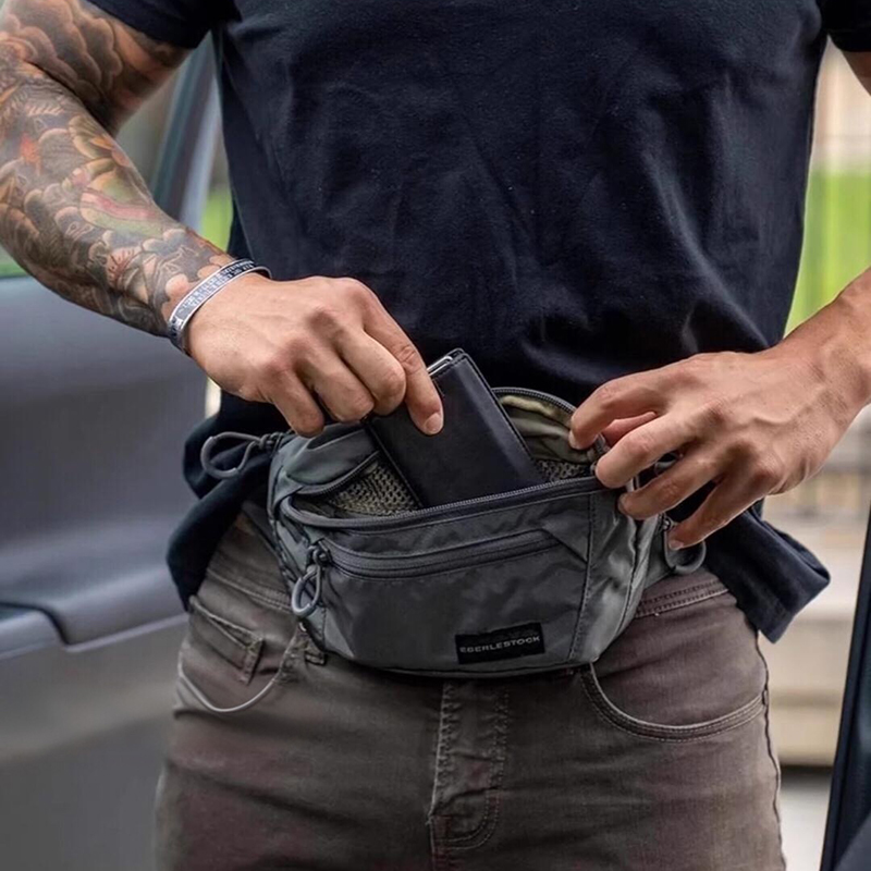 Mens Belt Bag with Adjustable  - Edc Carry Bag For Men ulasan dan harga