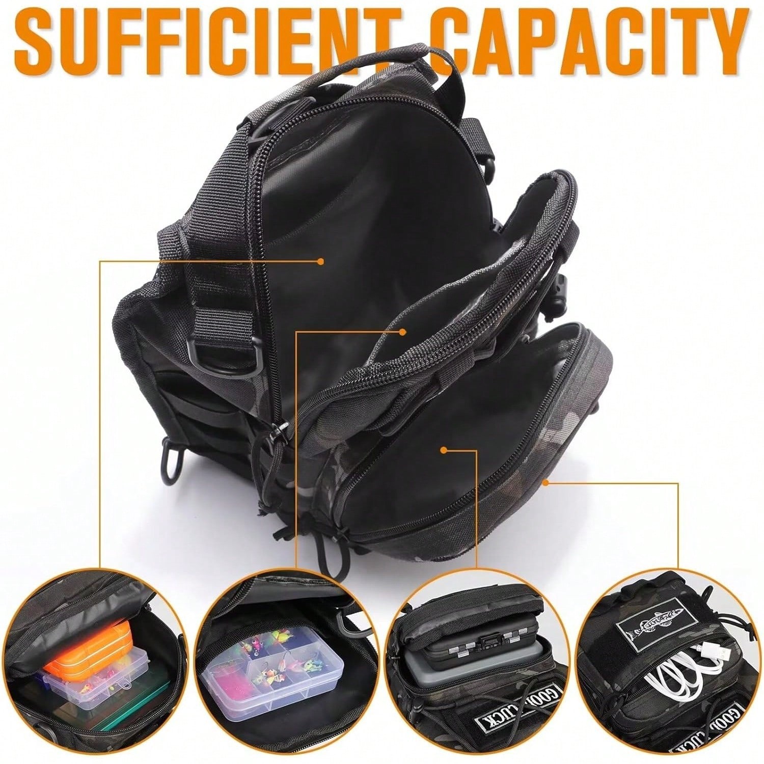 Small Fishing Backpack Waterpr - Edc Carry Backpack ulasan dan harga