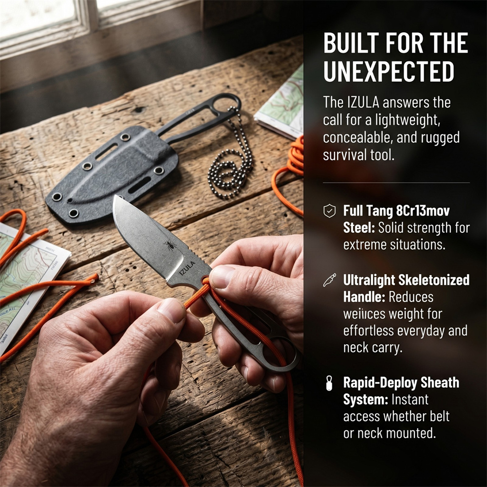 Daily Carry Full Tang Fixed Bl - Edc Daily Carry ulasan dan harga
