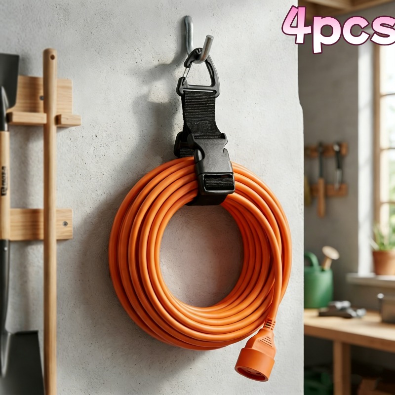 4 PCS Adjustable Garden Hose S - Gear Tie Reusable ulasan dan harga