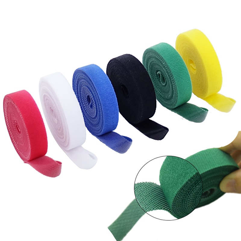 5M Self Adhesive Fastener 10/1 - Gear Tie Reusable ulasan dan harga
