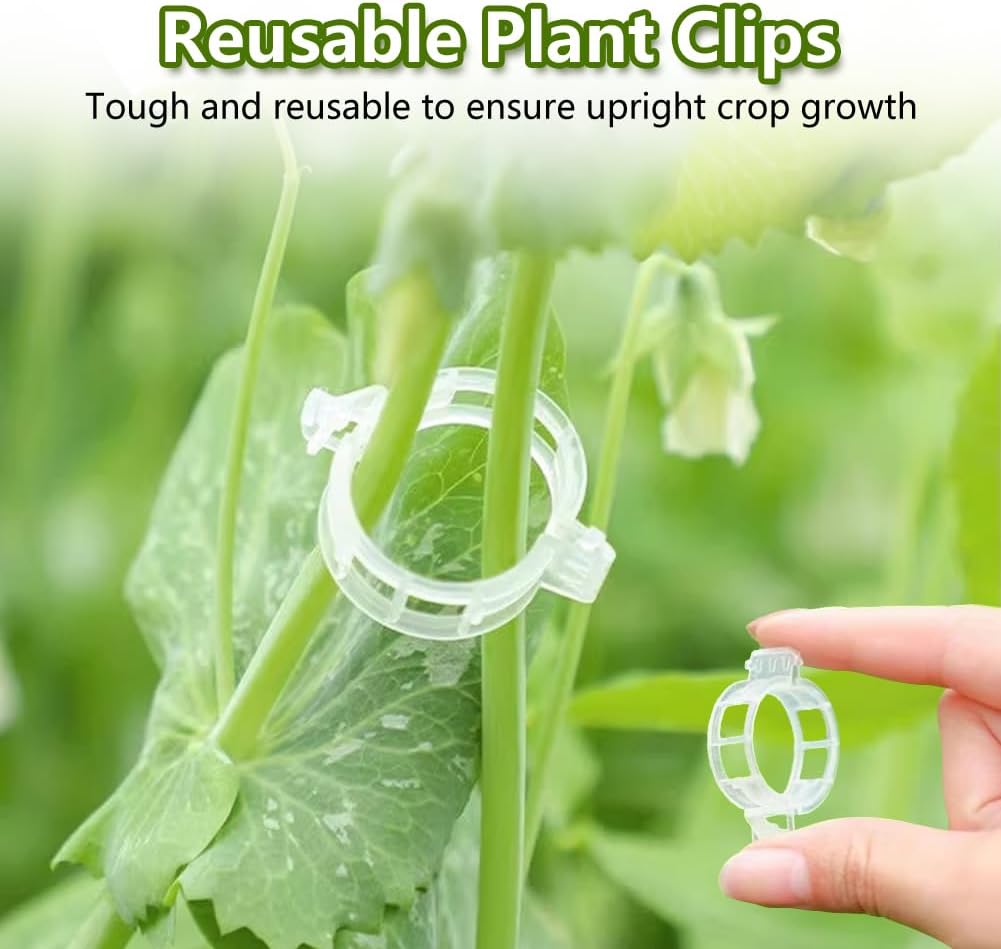 100PCS Plant Support Clips Reu - Gear Tie Reusable ulasan dan harga