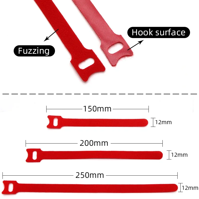 50/100pcs Releasable Cable Tie - Gear Tie Reusable ulasan dan harga