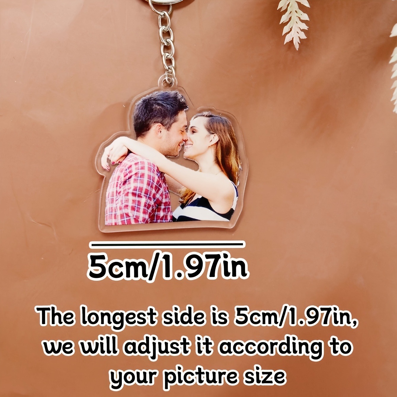 1 Custom Photo Acrylic Keychai - Carabiner Keychain ulasan dan harga