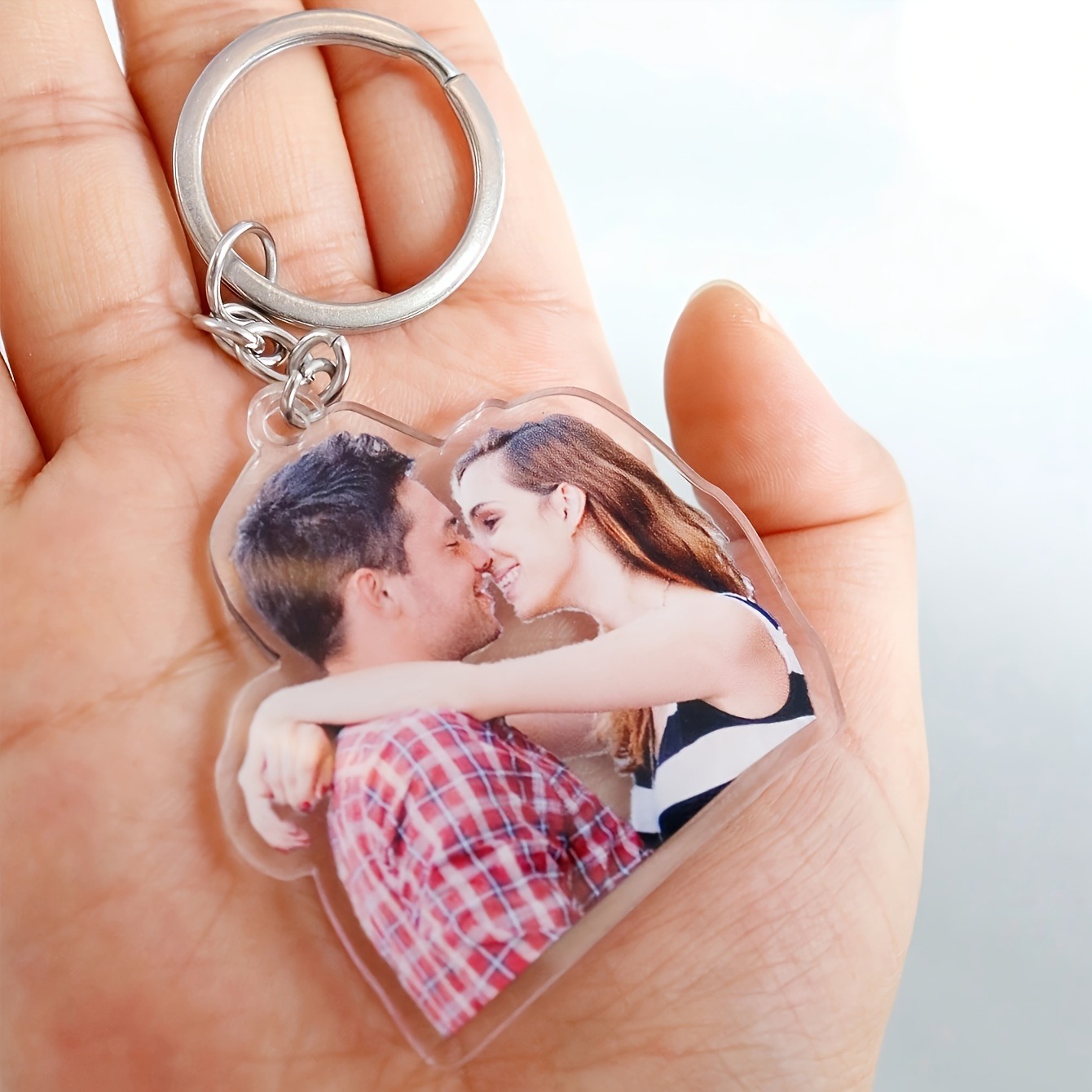 1 Custom Photo Acrylic Keychai - Carabiner Keychain ulasan dan harga