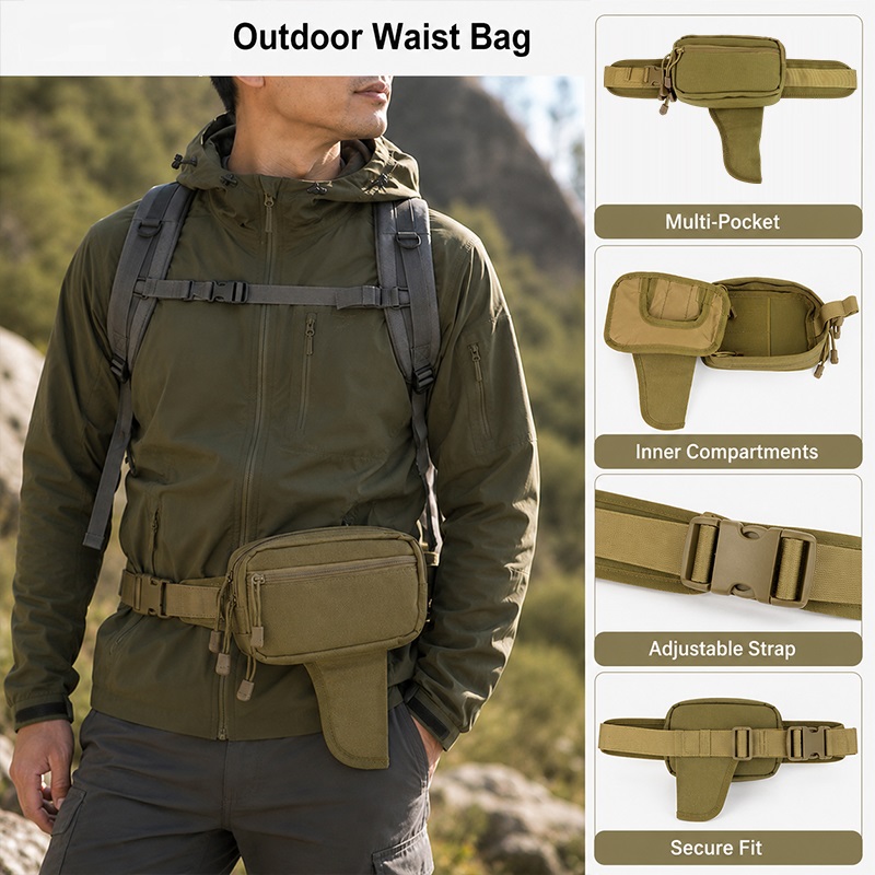 Multifunctional Waist Bag Nylo - Edc Concealed Carry ulasan dan harga