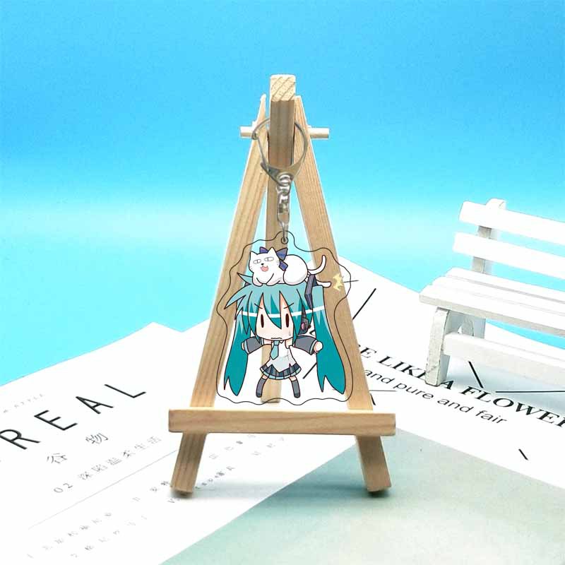 Hatsune Miku Anime Acrylic Cut - Carabiner Keychain ulasan dan harga