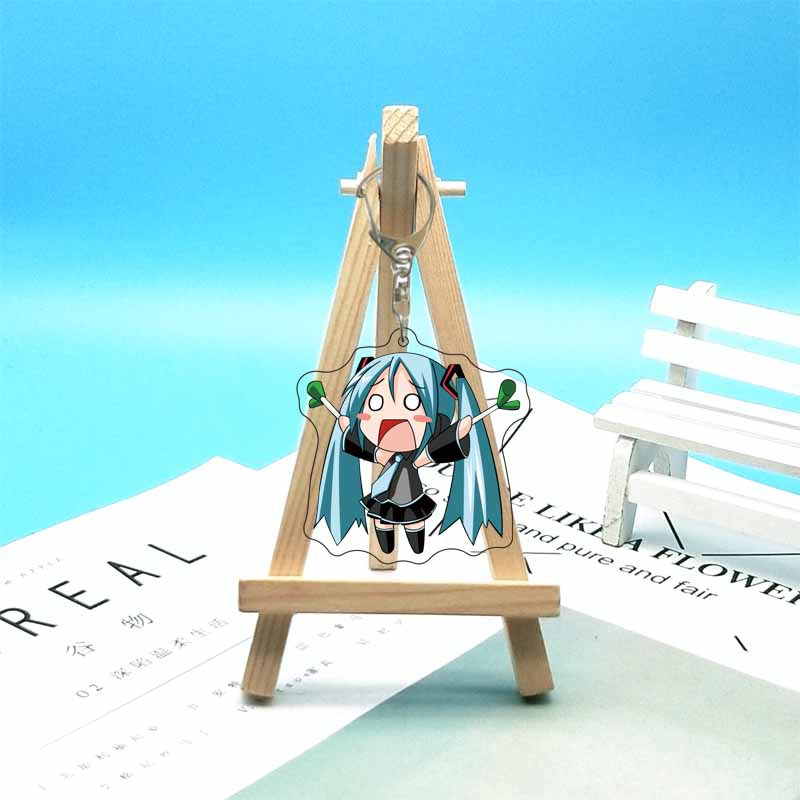 Hatsune Miku Anime Acrylic Cut - Carabiner Keychain ulasan dan harga