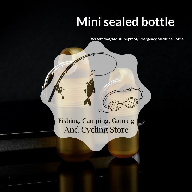 Small PEI Pill Bottle Multifun - Edc Pill Carry ulasan dan harga